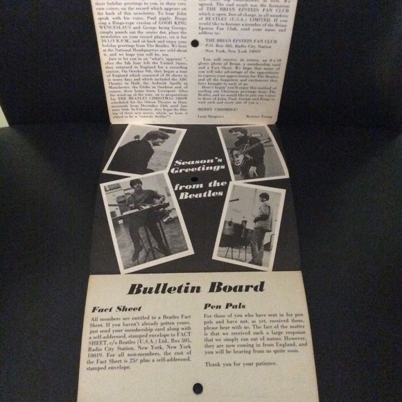 The Beatles 1964 Seasons greetings rare item - Picture 4 of 5